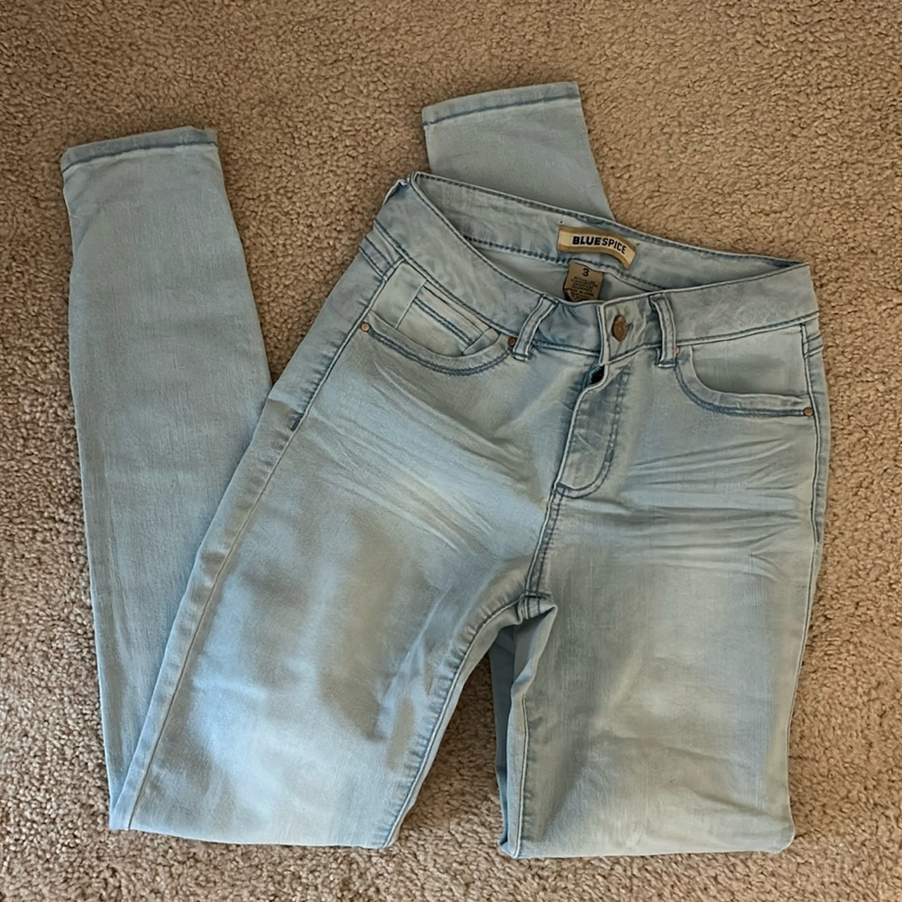 Blue Spice Skinny Jeans Light Wash